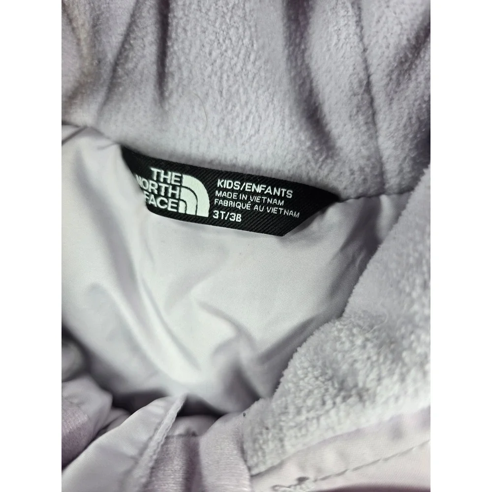 The North‎ Face Down Parka Kids Girls 3T Lavender Nylon Down Hooded Jacket